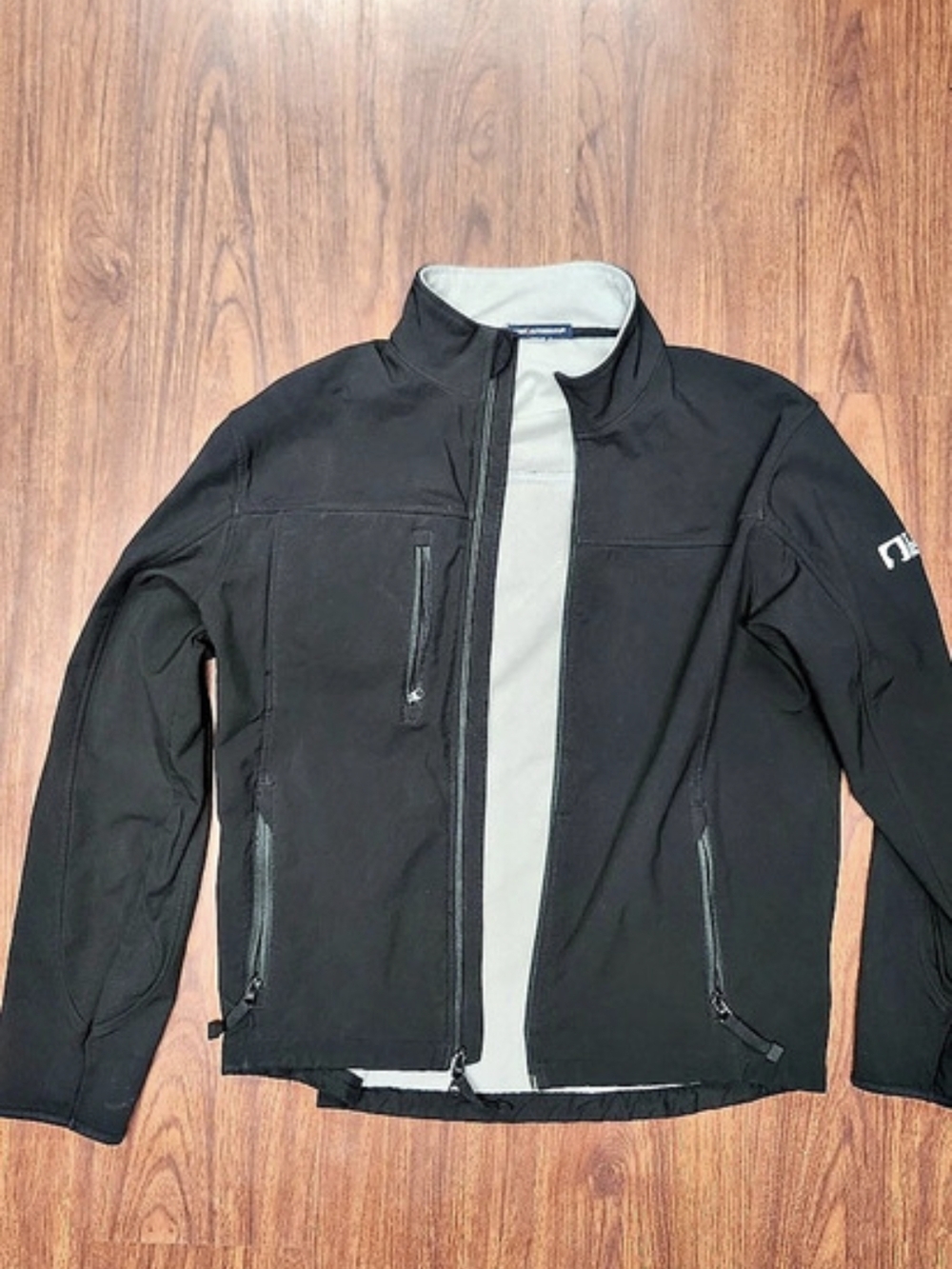 Port Authority Core Soft Shell Jacket Men's Black & Gray Size LARGE